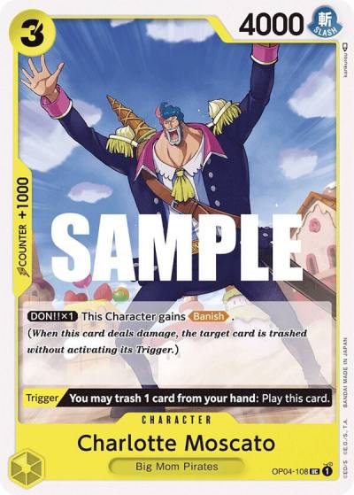 Charlotte Moscato OP04-108 Kingdoms of Intrigue Card