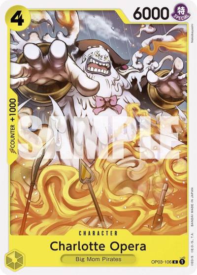 Charlotte Opera OP03-106 Starter Deck 20: YELLOW Charlotte Katakuri Card