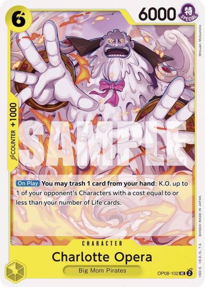 Charlotte Opera OP08-102 Two Legends Card