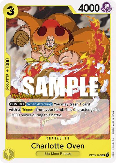 Charlotte Oven OP03-105 Pillars of Strength Pre-Release Cards Card