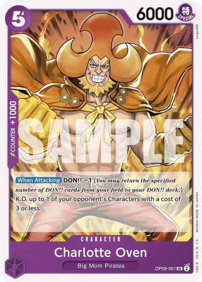 Charlotte Oven OP08-061 Two Legends Card