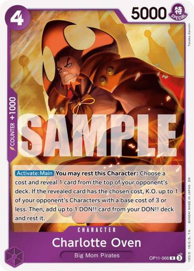 Charlotte Oven OP11-066 A Fist of Divine Speed Card
