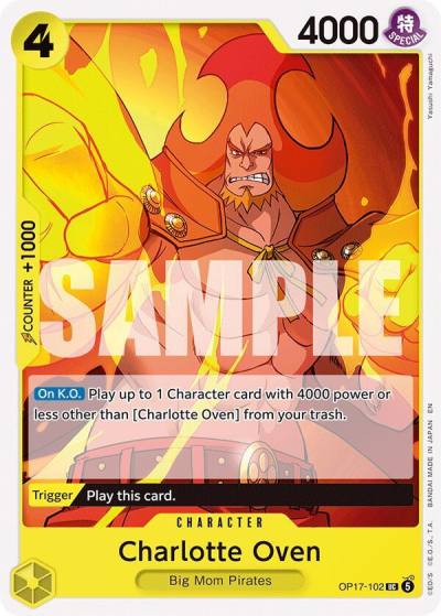 Charlotte Oven OP17-102 The World's Strongest Warriors Card