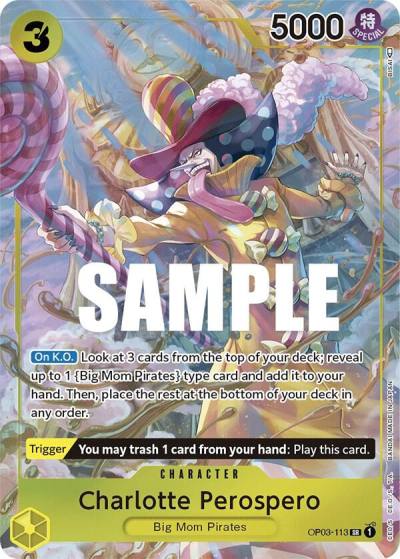 Charlotte Perospero (Alternate Art) OP03-113 Pillars of Strength Card
