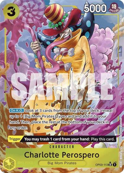 Charlotte Perospero (Alternate Art) OP03-113 Premium Booster -The Best- Card