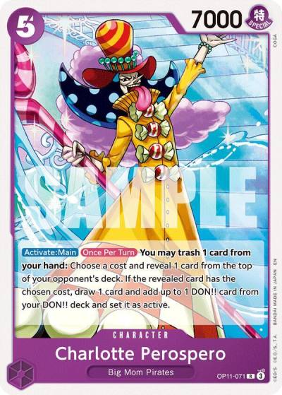 Charlotte Perospero OP11-071 Starter Deck 34: PURPLE Charlotte Katakuri Card