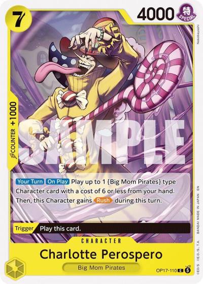 Charlotte Perospero OP17-110 The World's Strongest Warriors Card