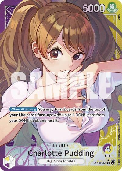 Charlotte Pudding (058) (Parallel) OP08-058 Two Legends Card