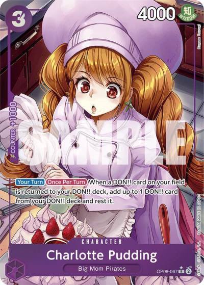Charlotte Pudding (067) (Parallel) OP08-067 Two Legends Card