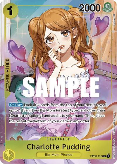 Charlotte Pudding (Alternate Art) OP03-112 Pillars of Strength Card