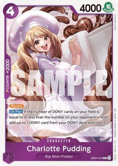 Charlotte Pudding EB03-035 Extra Booster: One Piece Heroines Edition Card