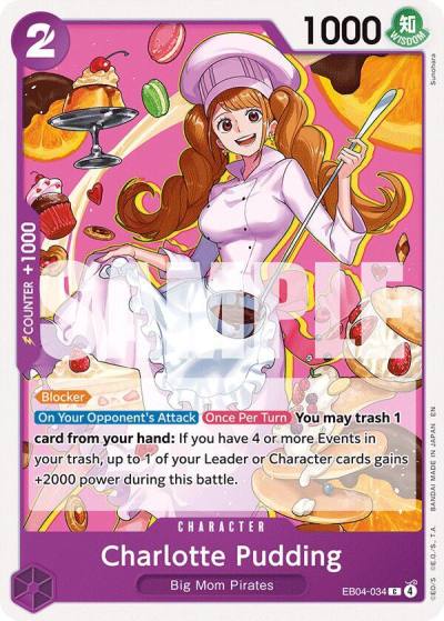 Charlotte Pudding EB04-034 The Azure Sea's Seven Card