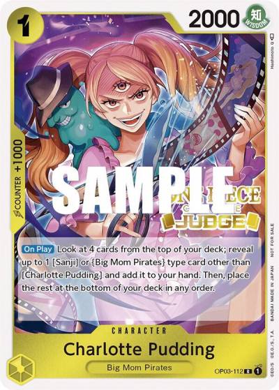 Charlotte Pudding (Judge Pack Vol. 2) OP03-112 One Piece Promotion Cards Card