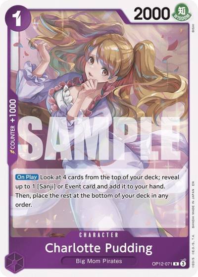 Charlotte Pudding OP12-071 Legacy of the Master Card