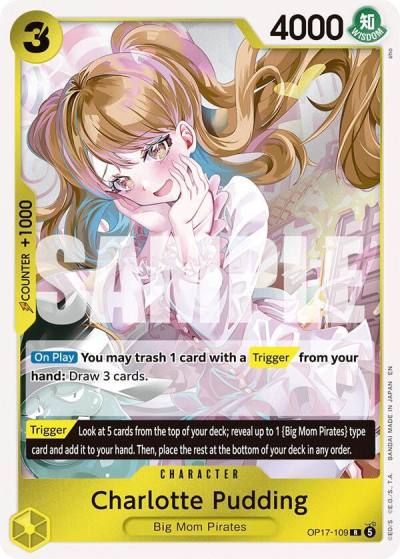 Charlotte Pudding OP17-109 The World's Strongest Warriors Card