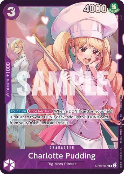 Charlotte Pudding (Store Treasure Cup 2025) OP08-067 One Piece Promotion Cards Card