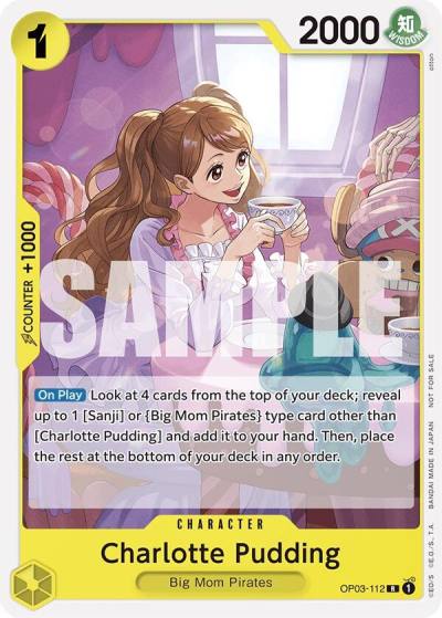 Charlotte Pudding (Tournament Pack 2024 Oct.-Dec.) OP03-112 One Piece Promotion Cards Card