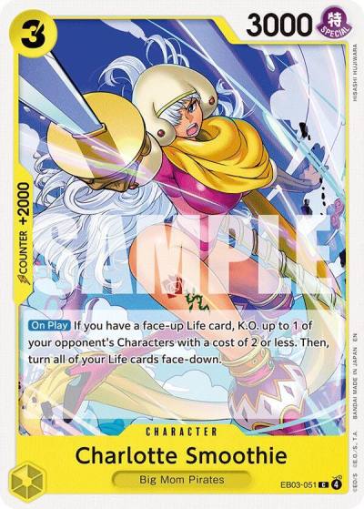 Charlotte Smoothie EB03-051 Extra Booster: One Piece Heroines Edition Card