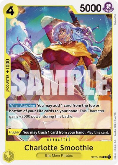 Charlotte Smoothie OP03-110 Starter Deck 20: YELLOW Charlotte Katakuri Card