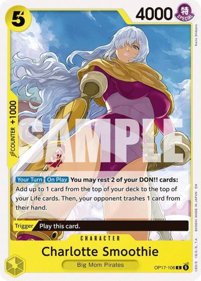 Charlotte Smoothie OP17-106 The World's Strongest Warriors Card