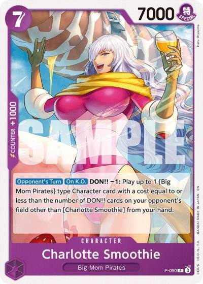 Charlotte Smoothie P-090 Starter Deck 34: PURPLE Charlotte Katakuri Card