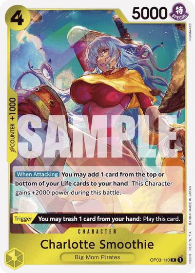 Charlotte Smoothie (Reprint) OP03-110 Premium Booster -The Best- Card