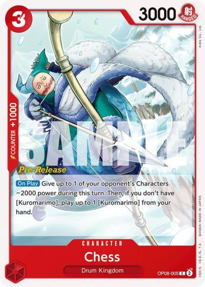 Chess OP08-005 Two Legends Pre-Release Cards Card