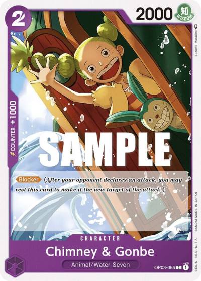 Chimney & Gonbe OP03-065 Pillars of Strength Card