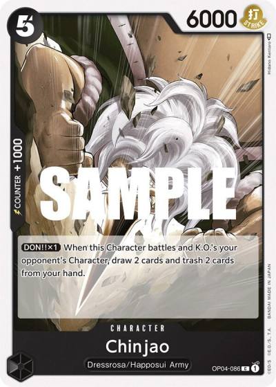 Chinjao OP04-086 Kingdoms of Intrigue Card