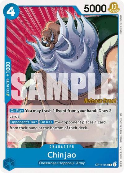 Chinjao OP15-048 Adventure on Kami's Island Release Event Cards Card