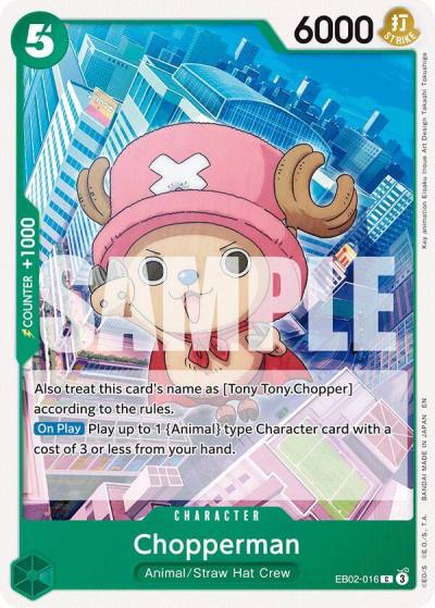 Chopperman EB02-016 Extra Booster: Anime 25th Collection Card