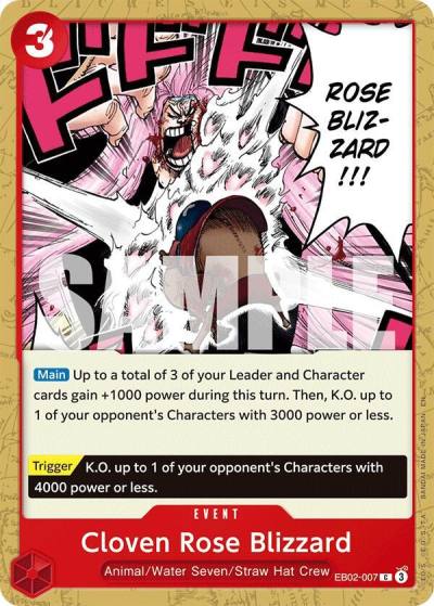 Cloven Rose Blizzard EB02-007 Extra Booster: Anime 25th Collection Card