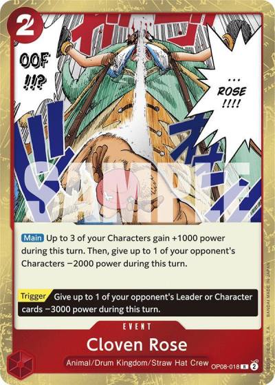 Cloven Rose OP08-018 Two Legends Card