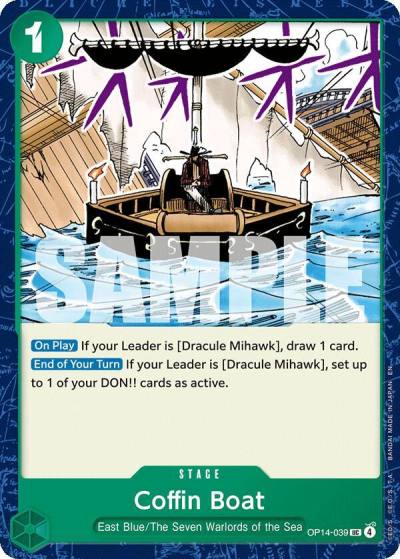 Coffin Boat OP14-039 The Azure Sea's Seven Card