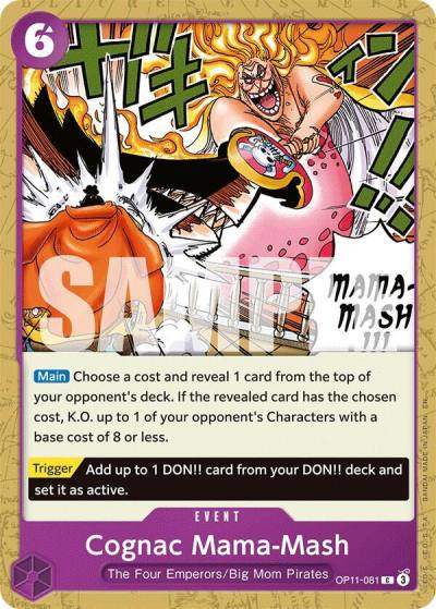 Cognac Mama-Mash OP11-081 A Fist of Divine Speed Card