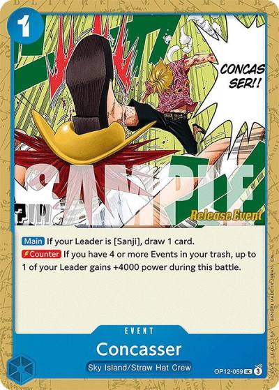 Concasser OP12-059 Legacy of the Master Release Event Cards Card