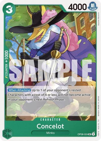 Concelot OP08-024 Two Legends Card