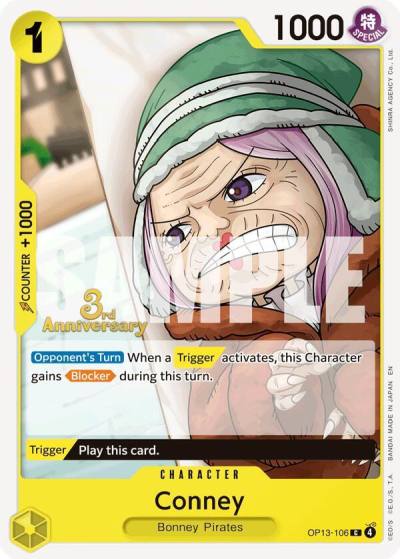 Conney OP13-106 Carrying On His Will: 3rd Anniversary Tournament Cards Card