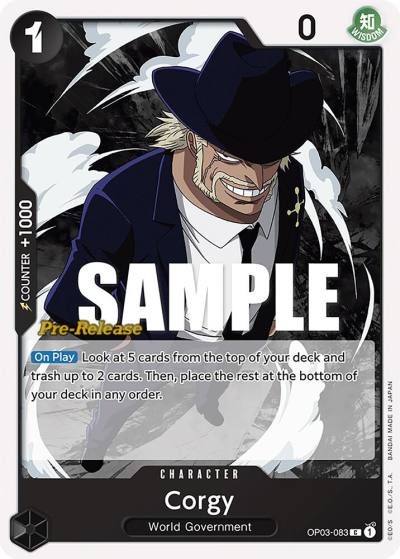 Corgy OP03-083 Pillars of Strength Pre-Release Cards Card