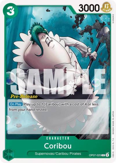 Coribou OP07-025 500 Years in the Future Pre-Release Cards Card