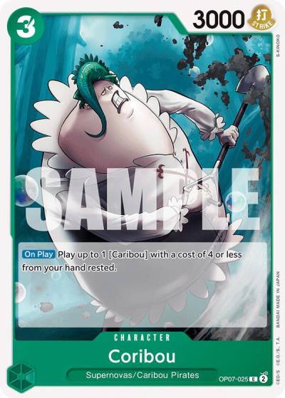 Coribou OP07-025 500 Years in the Future Card