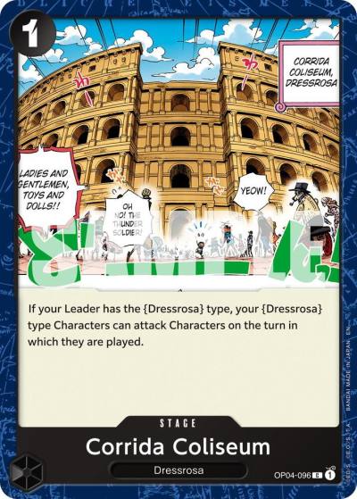 Corrida Coliseum (Reprint) OP04-096 Premium Booster -The Best- Vol. 2 Card