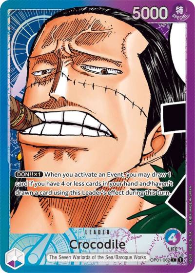 Crocodile (062) (Parallel) OP01-062 Romance Dawn Card