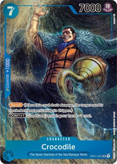 Crocodile (067) (Parallel) OP01-067 Romance Dawn Card