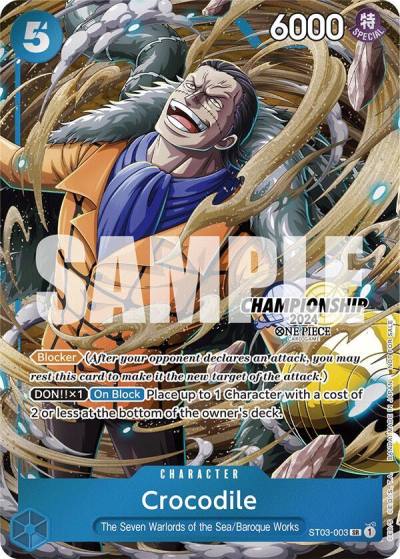 Crocodile (CS 2024 Celebration Pack) ST03-003 One Piece Promotion Cards Card