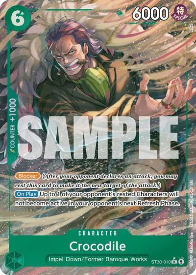 Crocodile (Full Art) ST30-010 Starter Deck EX: Luffy & Ace Card