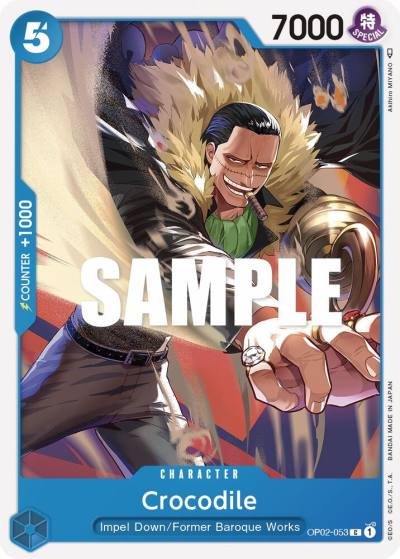 Crocodile OP02-053 Paramount War Card