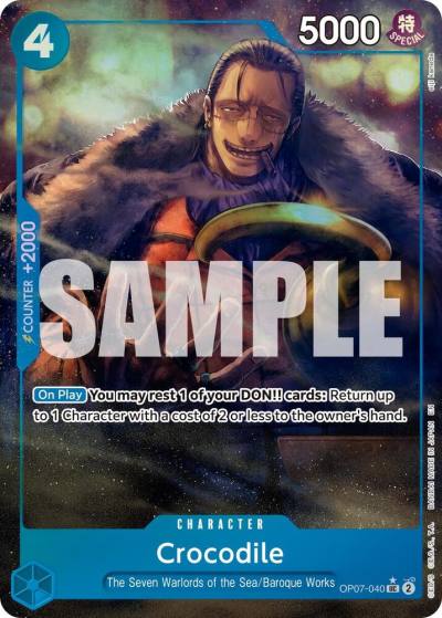 Crocodile - OP07-040 (Alternate Art) OP07-040 Premium Booster -The Best- Vol. 2 Card