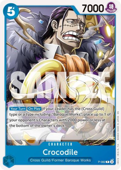 Crocodile - P-082 (Reprint) P-082 Premium Booster -The Best- Vol. 2 Card