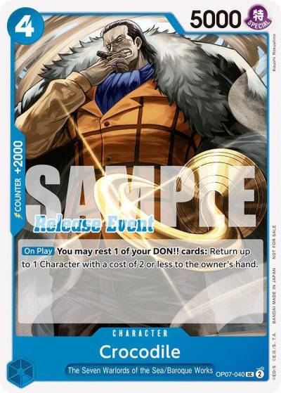 Crocodile (ST15 - ST20 Release Event Pack) OP07-040 One Piece Promotion Cards Card
